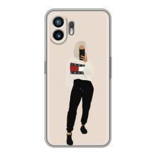 Силиконовый Чехол на Nothing Phone 2 с картинкой Стильных Девушек – Стильная