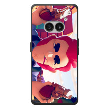 Бампер (ТПУ) с принтом Brawl Stars на Nichts Telefon (2а) Plus (Кольт)