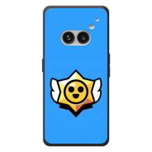 Бампер (ТПУ) с принтом Brawl Stars на Nichts Telefon (2а) Plus (Значок)