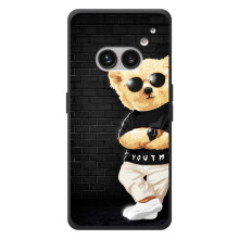 Чехлы Мишка Тедди для Nichts Telefon (2а) Plus – Мишка в очках