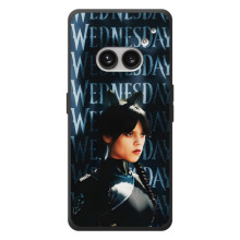 Чехлы с принтом Уэнсдей на Nothing Phone (2a) Plus – Уэнздей с ушками