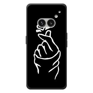 Чехлы (Знак сердечка) на Nothing Phone (2a) Plus – Сердце на черном