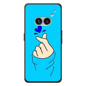 Чехлы (Знак сердечка) на Nothing Phone (2a) Plus – Сердце на синем