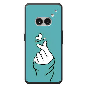 Чехлы (Знак сердечка) на Nothing Phone (2a) Plus – Сердечко на бирюзовом