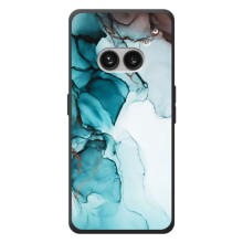 Чехол для 注册电话 (2а) Plus - с принтом (Дизайнерские) (AlphaPrint) (Бирюзовый мрамор)