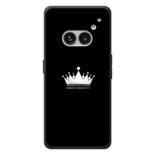 Чохол (Корона на чорному фоні) для Нітінг Фон (2а) Плюс (Біла корона)