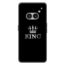 Чохол (Корона на чорному фоні) для Нітінг Фон (2а) Плюс (KING)