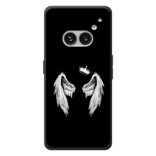 Чохол (Корона на чорному фоні) для Нітінг Фон (2а) Плюс (Крила і корона)