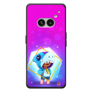 Чехол Бравл Старс для Nothing Phone (2a) Plus – Леон в костюме Акулы