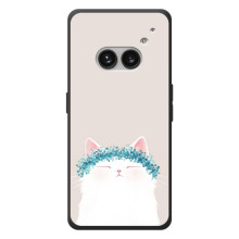 Чехол на тематику: Коты для Nothing Phone (2a) Plus (Белый котик)