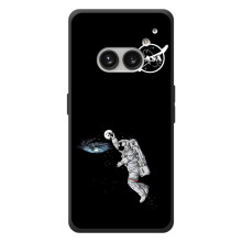 Силіконовый бампер з принтом "Наса" на Nothing Phone (2a) Plus (Космонавт баскетболіст)