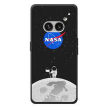 Силіконовый бампер з принтом "Наса" на Nothing Phone (2a) Plus (Космонавт NASA)