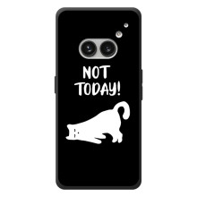 Бампер с изображением Котиков для Nichts Telefon (2а) Plus (Not Today)