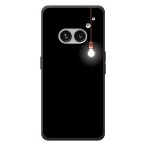 Чехол с картинками на черном фоне для Nothing Phone (2a) Plus – Лампочка