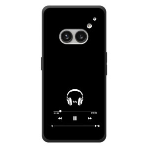 Чехол с картинками на черном фоне для Nothing Phone (2a) Plus – Плеер