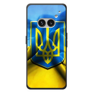 Чехол с картинкой (Патриотический ГЕРБ) на Nothing Phone (2a) Plus – Герб и Флаг Украины