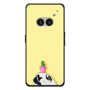 Бампер для Nothing Phone (2a) Plus с картинкой "Песики" – Кактус на голове