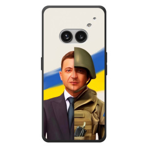 Чохол для Nothing Phone (2a) Plus (AlphaPrint - с принтом Зеленського)