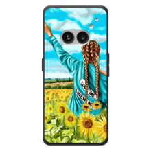 Чехол Стильные девушки на Nothing Phone (2a) Plus (Девушка на поле)