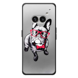 Чохол (ТПУ) Милі песики для Nothing Phone (2a) Plus (Бульдог в окулярах)