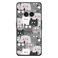 Чехол с милыми котиками на : Ни thing Телефон (2а) Плюс