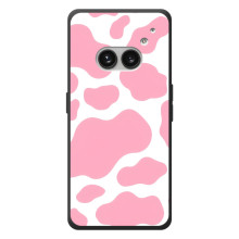 Чехол с принтом коровы на 注册电话 (2а) Plus (Розовый принт)