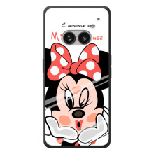 Эксклюзивный чехол для Nothing Phone (2a) Plus (AlphaPrint - Мультяшные) (Маус Минни)