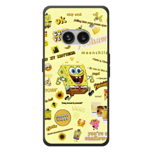 Силиконовый чехол Спанч Боб на Nichts Telefon (2а) Plus – Спанч Боб бежит