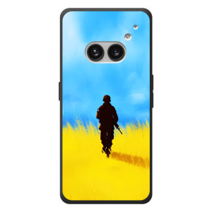 Патриотические Чехлы для Nichts Telefon (2а) Plus (Солдат в поле)