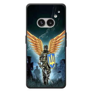 Патриотический Чехол для Nothing Phone (2a) Plus (ЗСУ з крильями)
