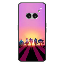 Силиконовый Чехол на Nothing Phone (2a) Plus с картинкой Brawl Stars (Персонажи в закате)