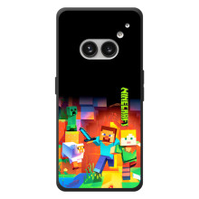 Чехлы для Nothing Phone (2a) Plus (Персонажи Майн Крафт) (Герой Майнкрафт)