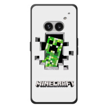 Чехлы для Nothing Phone (2a) Plus (Персонажи Майн Крафт) (Крипер)