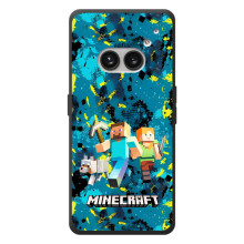 Чехлы для Nothing Phone (2a) Plus (Персонажи Майн Крафт) (Майнкрафт)