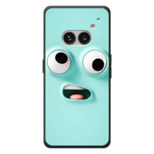 Силиконовые Чехлы (смешные стикеры) для Nothing Phone (2a) Plus (мордочка)