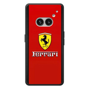Силіконовий бампер з картинкою машини на Nothing Phone (2a) Plus (Ferrari Logo)