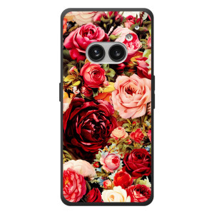 Силиконовый бампер с принтом (цветочки) на Nichts Telefon (2а) Plus – Букет цветов