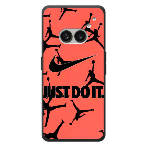 Силиконовый Чехол Nike Air Jordan на Nichts Telefon (2а) Plus – Just Do It