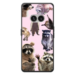 Силиконовый Чехол с Енотами на Nothing Phone (2a) Plus – Смешные Еноты