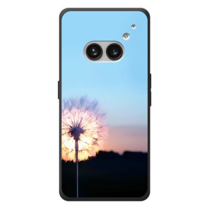 Силиконовый Чехол с одуванчиками на Nothing Phone (2a) Plus – Закат с одуванчиком