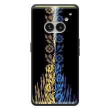 Силіконовый Чохол на Nothing Phone (2a) Plus (Патріотична вишиванка)