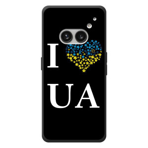 Силиконовый Чехол на Nothing Phone (2a) Plus (Я-Украина) – I Love UA