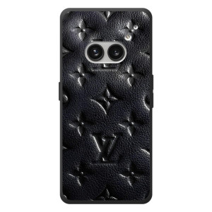 Текстурный Чехол Louis Vuitton для Nichts Telefon (2а) Plus – Черный ЛВ