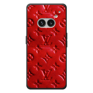 Текстурный Чехол Louis Vuitton для Nichts Telefon (2а) Plus – Красный ЛВ