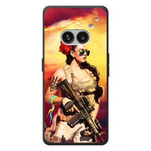 ЗСУ Чохли (TPU) для Nothing Phone (2a) Plus – Жінка солдат
