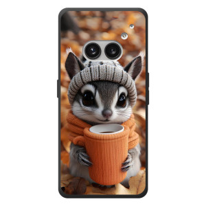 Печатный чехол «Зверята с кофе» для Nothing Phone (2a) Plus (Грызунчик с кофе)