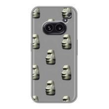 Бампер с принтом Мемы для Nothing Phone 2a – Каменное лицо