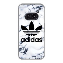 Чехлы Адидас для Nothing Phone 2a (AlphaPrint) (Адидас на мраморе)