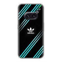 Чехлы Адидас для Nothing Phone 2a (AlphaPrint) (Адидас с полосами)