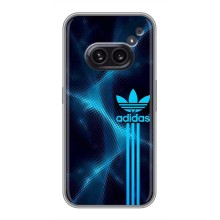 Чехлы Адидас для Nothing Phone 2a (AlphaPrint) (Синий Адидас)